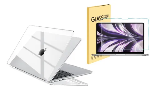 Protector Pantalla Vidrio + Carcasa Para Macbook New Air 13