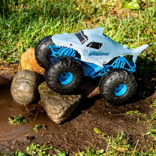 Compre Monster Jam - Megalodon R/C - Entra Na Água aqui na Sunny Brinquedos.