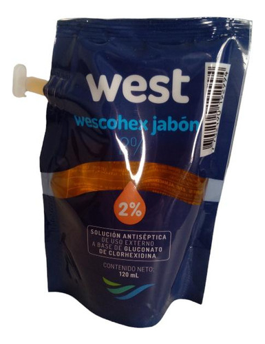 Clorhexidina Jabón 2% -wescohex- Bolsax12 - mL a $8