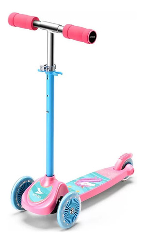 Patinete Infantil Até 35kg 3 Rodas Atrio Unicórnio Rosa