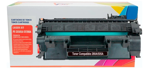 Toner Genérico Cf280a 80a Negro Para Laserjet M401dw/m425dn