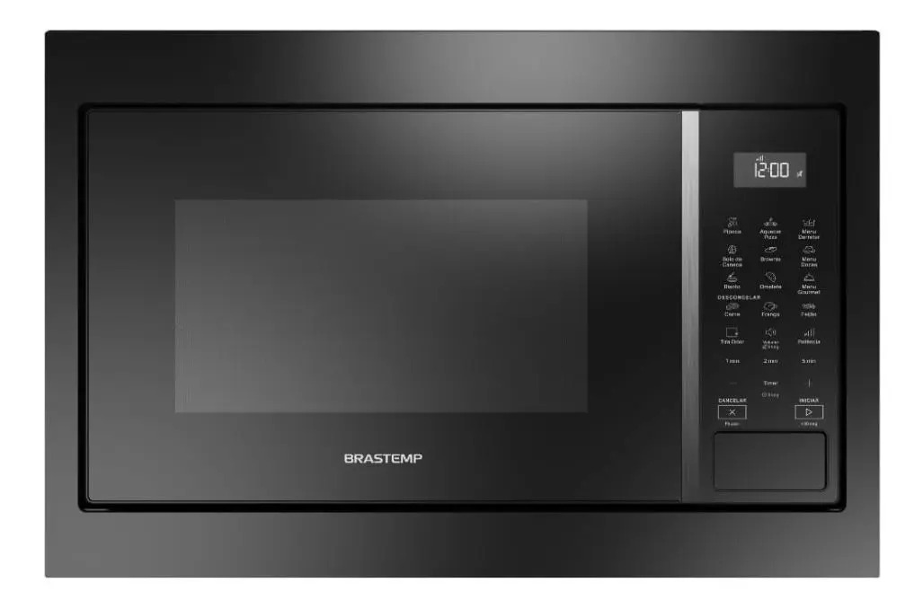 Micro-ondas Brastemp de Embutir 32L Preto - BM146AE