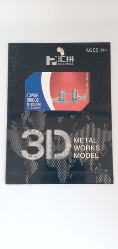 Puzzle Maqueta 3d En Metal Sin Pegamento Puente De Londres