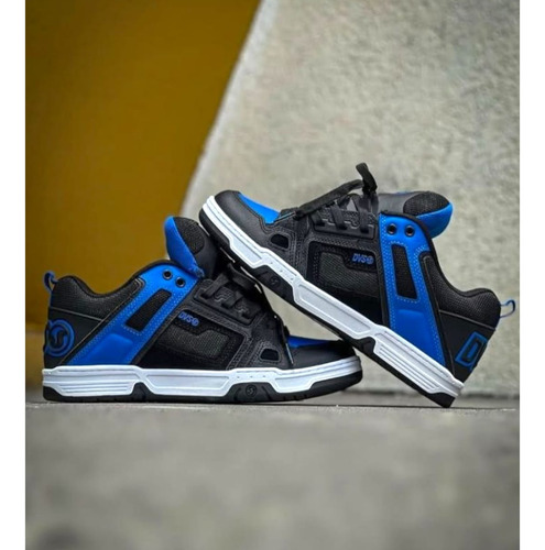 Tenis Dvs Comanche Skate Azul Negro Blanco