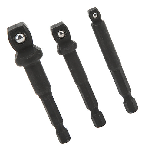 Adaptador De Enchufe Hexagonal 3 Piezas 1/2 In 3/8 In 1/4 In