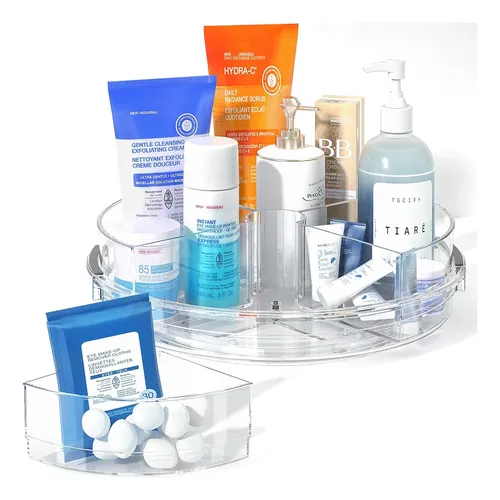 Lamu Lazy Susan - Organizador Con 4 Contenedores Extraíbles