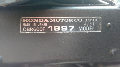 Honda Cbr 600f 1997