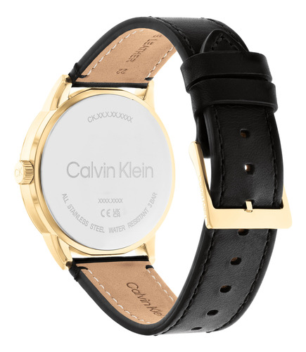 Reloj Calvin Klein 25200217 Hombre Skeleton Negro Dorado