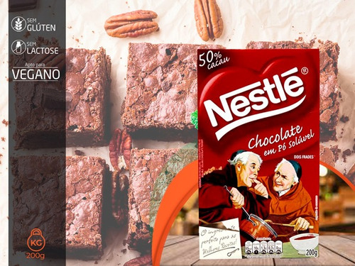 Chocolate Em Pó Solúvel Padre Frades 50% Cacau Nestle 200g