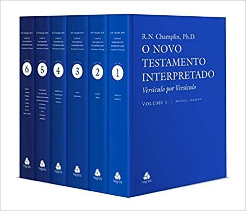 Novo Testamento Interpretado - 6 Volumes: Versículo por Versículo, de Champlin, Russell N. Editorial Editora Hagnos Ltda, tapa dura, edición 2003 en português, 2014