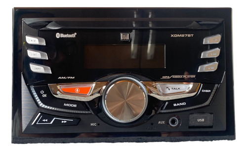 Radio Digital Para Carro Con Am/fm Y Bluetooth