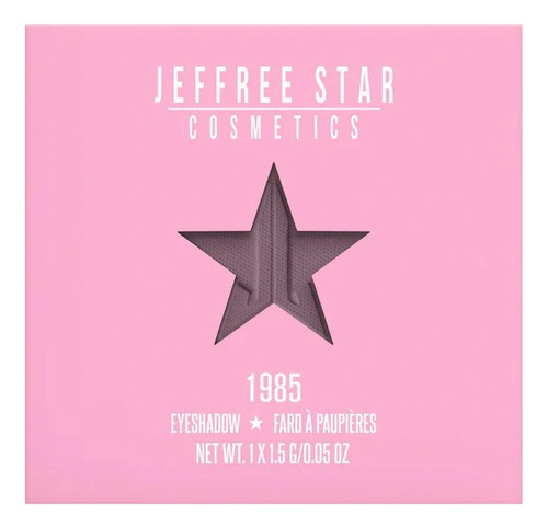 Artistry Singles Jeffree Star Cosmetics Sombras Individuales Color 1985 Gris Frio