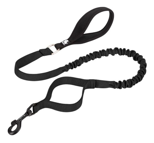 Correa Para Perros Elástica Acolchada Truelove Black Talla L