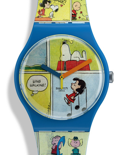 Reloj Swatch Smak! So29z108 Color de la correa Azul Color del bisel Azul Color del fondo Azul