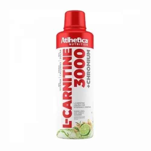 cromo l carnitina 2x L-carnitina 3000 C/ 960ml Atlhetica + Brinde Coq Misc. Injectables Quantity:180 servings (Save 36%) Glow starts with a