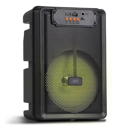 Bocina Stf Inalámbrica Portátil Con Luz Led Nitro Stf Color