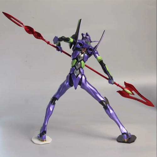 Figura Evangelion Unidad Eva 01 Brillante Arma Pvc