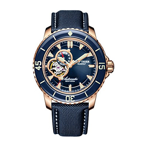 Reef Tiger Relojes De Buceo Con Esfera Azul Para Hombres Rel