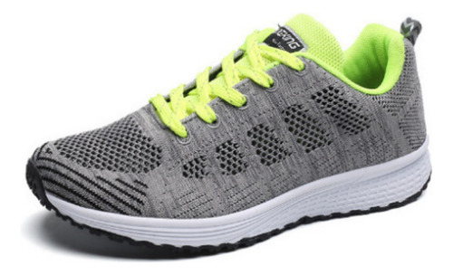 Zapatillas Casual Planas De Malla Para Mujer. A