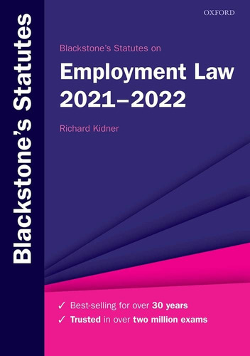 Libro: Blackstoneøs Statutes On Employment Law (blackstoneøs