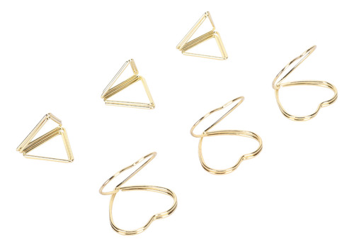 Bonitos Sujetapapeles Triangulares, Duraderos, Con Forma De