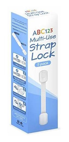 Cierre De Seguridad - Abc123 - Child Safety Strap Locks (5 P