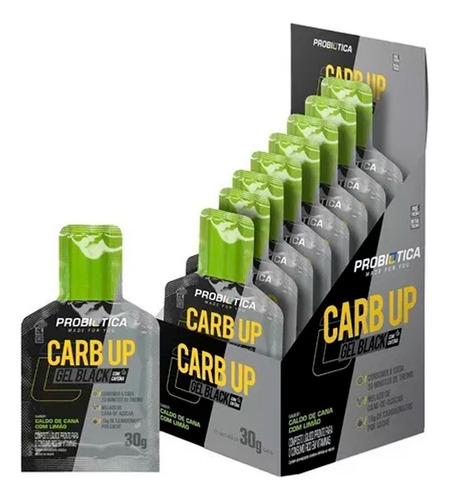 Carb Up Gel Caixa 10 Sachês - Probiótica - Original Sabores