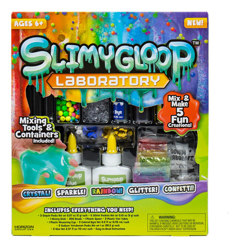 Kit Slime Laboratorio Slimygloop Horizon Group Usa