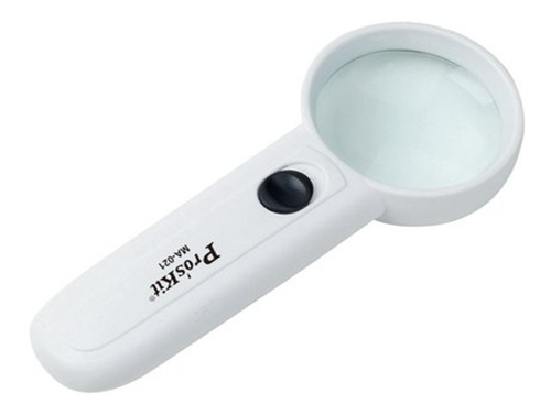 Imagen 1 de 5 de Lupa De Mano 3.5x Proskit Con Leds Ma-021 Profesional