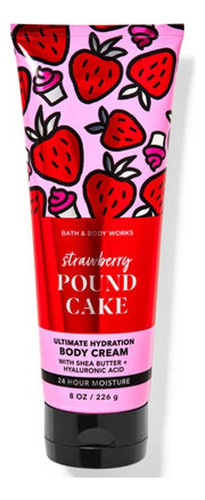 Body Crema Bath & Body Works Strawberry Pound Cake Amyglo