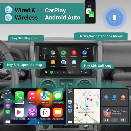 For Radio Android Carplay 2+32 Jeep Wrangler Rubicon
