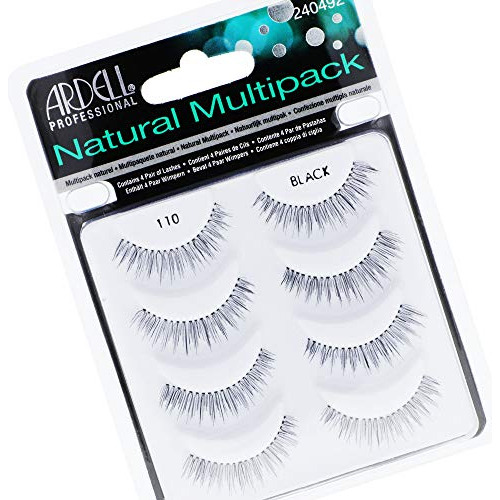 Ardell Natural Multipack 110 Negro, 4 Pares X 1 Paquete