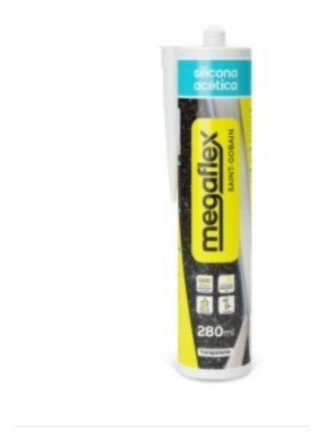 Imagen 1 de 4 de Sellador Silicona Transparente Megaflex 280ml
