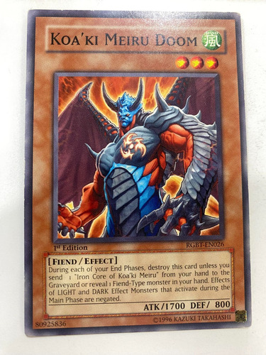 Koa'ki Meiru Doom Comun Yugioh