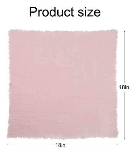 Servilletas De Tela Rosa, 100% Algodon, Hechas A Mano, Delic
