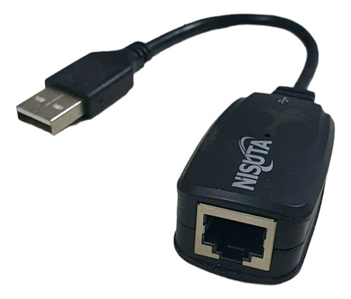 Conector Usb 2.0 A Red Rj45 Ethernet 100 Mbps Nisuta  Leer