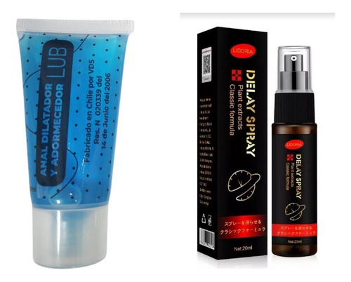 Delay Retardante Masculino + Lubricante Anal Con Anestesia