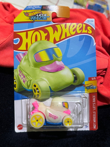 Hot Wheels Duck N Roll Pat Brilla En La Obscuridad Oscuridad (Usado)