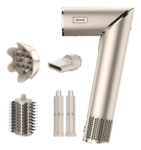 Escova Modeladora Shark FlexStyle Multifuncional Modelador de Cachos e Difusor para Cabelos Cacheados e Crespos Antifrizz