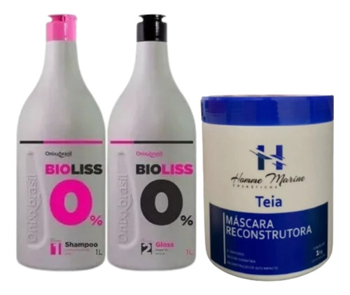 Kit Progressiva Bioliss Onixx Brasil Sem Formol 1l
