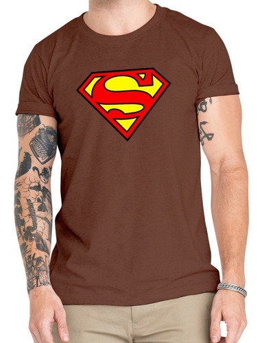 Polera Superman Clásico Algodón Orgánico Dc6