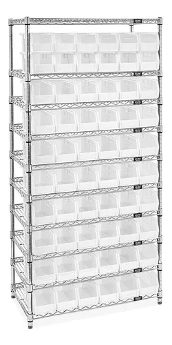 Organizador Plástico con 60 Gavetas #PDC-60BK QUANTUM STORAGE
