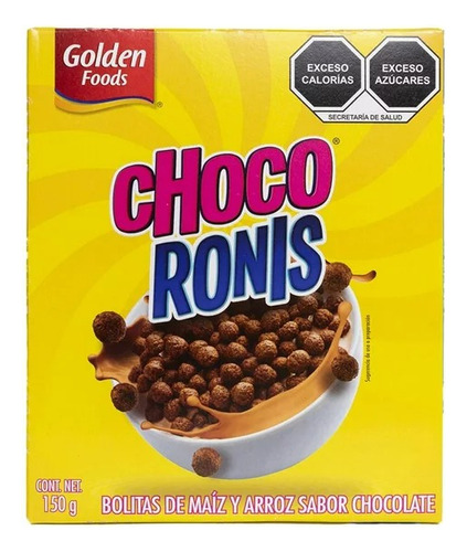 Cereal Sabor Chcocolate 150g Choco Ronis Golden Foods Caja