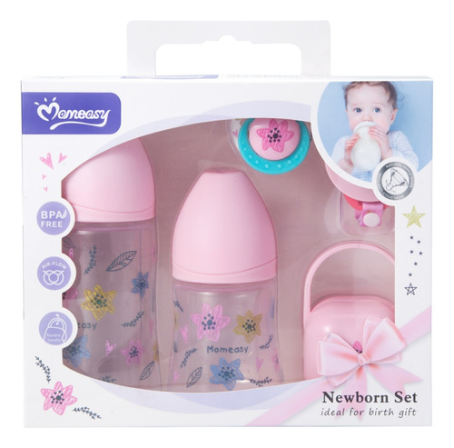 Kit De Biberones Momeasy 5 Piezas