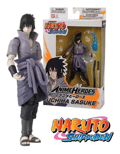 Sasuke Uchiha Rinnegan Chidori Boneco Naruto Shippuden
