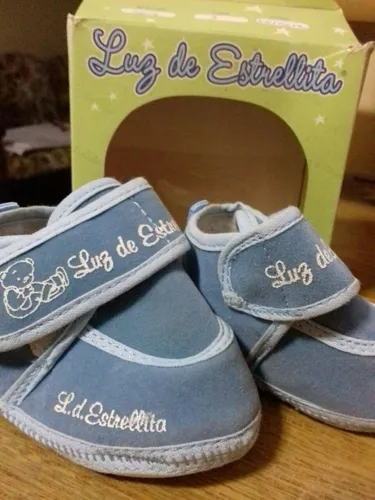 Zapatitos Tela No Caminante Bebe