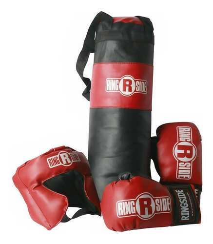 Set De Boxeo Saco Guantes Careta Mma Niños Karate