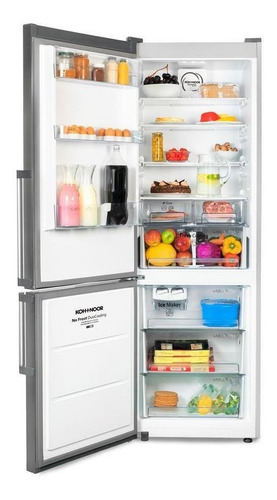 Imagen 5 de 8 de Heladera no frost Koh-i-noor KHGB41D/8 acero con freezer 417L 220V