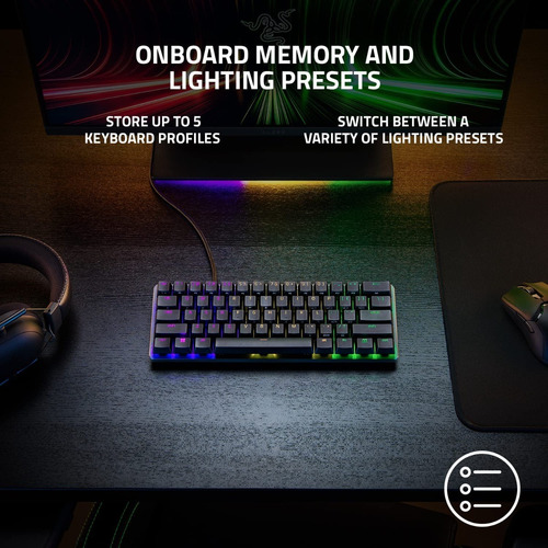 Imagen 5 de 6 de Teclado Gamer Razer Huntsman Mini Analog Optomecánico Rgb Xg