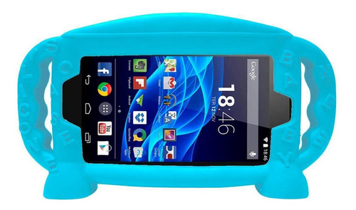 Capa Tablet Multilaser M7s M7 Plus M7 + Pelicula Azul Claro